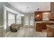 Bright dining area with hardwood floors and a view to the kitchen at 3040 Wagonwheel Ct, Belmont, NC 28012