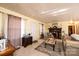 Relaxing living room with fireplace and large windows at 4115 Conley St, Newton, NC 28658