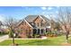 Two-story brick house with a spacious front yard at 4263 Belle Meade Cir, Belmont, NC 28012