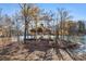 Community gazebo near a lake with picnic table at 5212 Fair Wind Ln, Charlotte, NC 28212