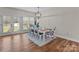 Dining room with French doors leading to backyard at 170 Stillwater Rd, Richfield, NC 28137