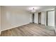 Well-lit bedroom with double closets and wood-look floors at 260 Amelia Dr, Fort Mill, SC 29715