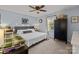 Spacious main bedroom with a king-size bed and ample closet space at 8450 Renee Ford Rd, Stanfield, NC 28163