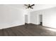 Living room with hardwood floors and multiple entry points at 102 Oakland St, Clover, SC 29710