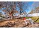Backyard patio with table and chairs at 241 4Th N Ave, Taylorsville, NC 28681