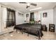 Spacious bedroom with large bed, window, and decorative pillows at 241 4Th N Ave, Taylorsville, NC 28681