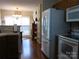 Bright kitchen with white appliances and wood cabinets at 4619 Brewington Pkwy # 4, Rock Hill, SC 29732