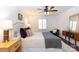 Spacious bedroom with king-size bed and sitting area at 4754 Hedgemore Dr # S, Charlotte, NC 28209