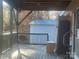 Deck overlooking backyard with shed view at 168 Deer Park Rd # D44, Mount Gilead, NC 27306