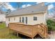 Rear view of house showing deck and backyard access at 2429 Prince Dr, Lancaster, SC 29720