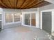 Private patio with access to the living area at 5003 Sharon Rd # S, Charlotte, NC 28210