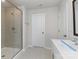 Bathroom with shower, vanity, and toilet at 9130 Ramsford Ct, Charlotte, NC 28227