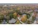 Aerial view of house and surrounding neighborhood at 3416 Maryhurst Ln, Charlotte, NC 28226