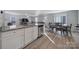 Open concept kitchen and dining area with granite countertops at 654 Lancelot Dr, Richburg, SC 29729