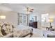 Main bedroom with ensuite bathroom and large windows at 808 N Naughton St, Chester, SC 29706