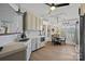 Well-equipped kitchen with a breakfast nook and lots of cabinet space at 12128 Robins Nest Ln, Charlotte, NC 28269