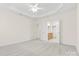 Main bedroom with carpet and ceiling fan at 15331 Legend Oaks Ct, Fort Mill, SC 29707