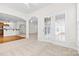 Sunroom with French doors leading to the backyard at 15331 Legend Oaks Ct, Fort Mill, SC 29707