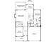 Main floor plan showcasing a gourmet kitchen, Gathering room, and study at 208 Coronado Ave # 47, Matthews, NC 28104