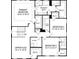 Second floor plan with primary bedroom and additional bedrooms at 208 Coronado Ave # 47, Matthews, NC 28104