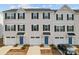 Beautiful townhome exterior featuring attached garage at 2409 Fathom Way, Charlotte, NC 28269