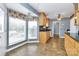 Kitchen with light wood cabinets, granite counters, and tile floors at 2945 Parks Lafferty Rd, Concord, NC 28025
