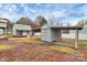 Gray shipping container with covered storage area at 2945 Parks Lafferty Rd, Concord, NC 28025