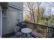 Private deck with wooded views, perfect for grilling and relaxing at 3300 Selwyn Farms Ln # 4, Charlotte, NC 28209