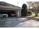 Two-car garage with ample storage space at 555 E Catawba St, Belmont, NC 28120