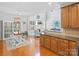 Kitchen with a view into the living room and access to the backyard at 1036 Silver Gull Dr, Fort Mill, SC 29708