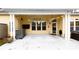 Covered patio with hot tub, ceiling fans, and outdoor kitchen prep area at 11538 Warfield Ave, Huntersville, NC 28078