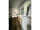 Modern bathroom with double vanity and soaking tub at 46 Kidd And Brown Rd, Hiddenite, NC 28636