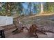 Cozy firepit area perfect for outdoor gatherings at 10113 Allison Taylor Ct, Cornelius, NC 28031