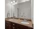 Bathroom with double vanity and granite countertop at 10113 Allison Taylor Ct, Cornelius, NC 28031