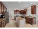 Modern kitchen with granite countertops and stainless steel appliances at 10113 Allison Taylor Ct, Cornelius, NC 28031