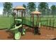 Community playground with modern equipment, slides and climbing structures for  at 2043 Stephens Farm Dr, China Grove, NC 28023