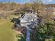 Scenic aerial view showcasing the home's expansive lot and surrounding trees at 318 N Elm St, Marshville, NC 28103