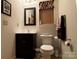 Small bathroom with single vanity and toilet at 369 Pinecrest Cir, Troy, NC 27371