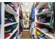 Large walk-in closet with plenty of shelving and hanging space at 5164 Green Rd, Stanley, NC 28164