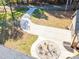 Long driveway with circular design and landscaping at 5164 Green Rd, Stanley, NC 28164