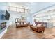 Spacious living room with high ceilings and a fireplace at 5164 Green Rd, Stanley, NC 28164