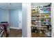 Well-organized pantry with ample shelving for storage at 5164 Green Rd, Stanley, NC 28164
