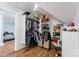 Spacious walk-in closet with ample shelving and hanging space at 5164 Green Rd, Stanley, NC 28164