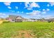 Large backyard offering ample space and a view of neighboring homes at 184 Staffordshire Dr, Statesville, NC 28625