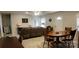 Dining area with wooden table and chairs, adjacent to living room at 2544 Harmony Rd, Rock Hill, SC 29730