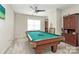 Game room with pool table and additional seating at 4146 La Crema Dr, Charlotte, NC 28214