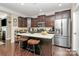 Spacious kitchen featuring granite countertops and stainless steel appliances at 4146 La Crema Dr, Charlotte, NC 28214