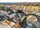 Aerial view showcasing the home's curb appeal and neighborhood at 5019 Elementary View Dr, Charlotte, NC 28269