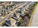 Wide aerial view of the neighborhood and surrounding area at 5019 Elementary View Dr, Charlotte, NC 28269