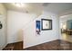 Entryway with hardwood floors and a view of the staircase at 11828 Bending Branch Rd # 42, Charlotte, NC 28227